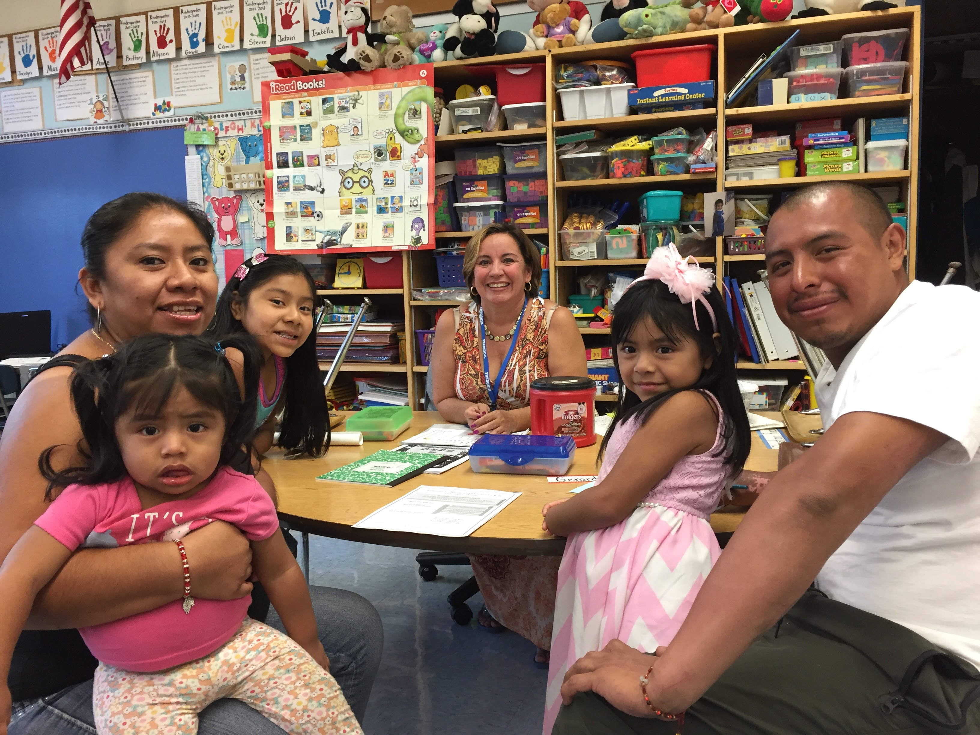 Family at Open House