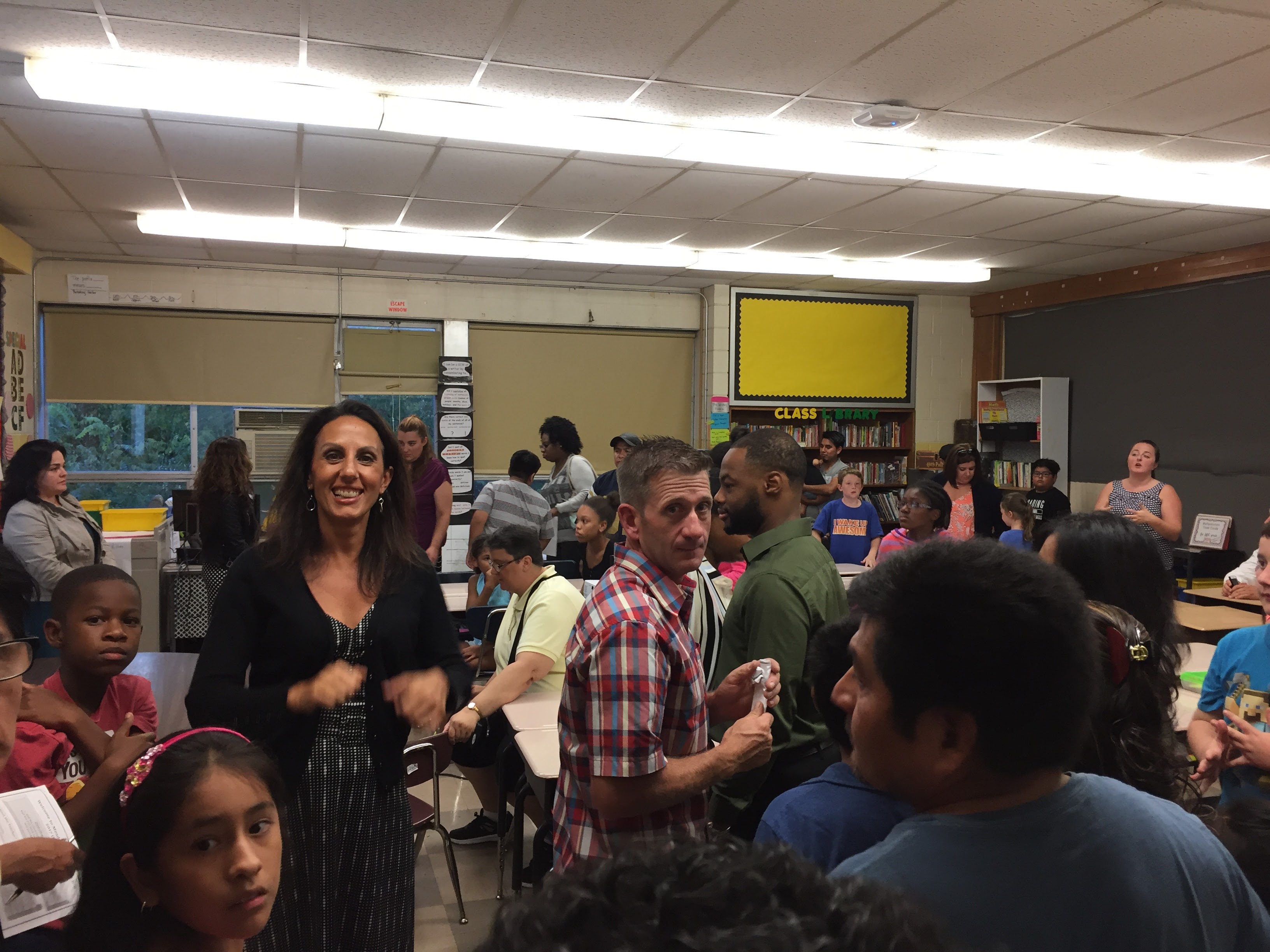 A group at open house