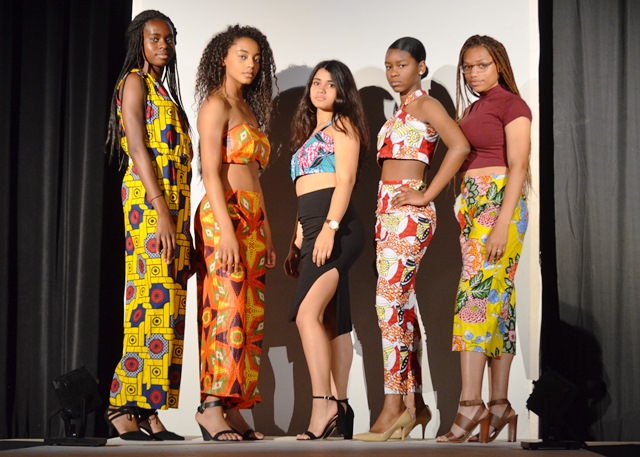 A Group of Students from the Fashion Program