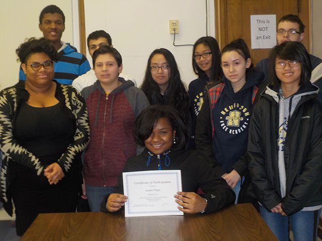 Group photo of student who attended JSHS