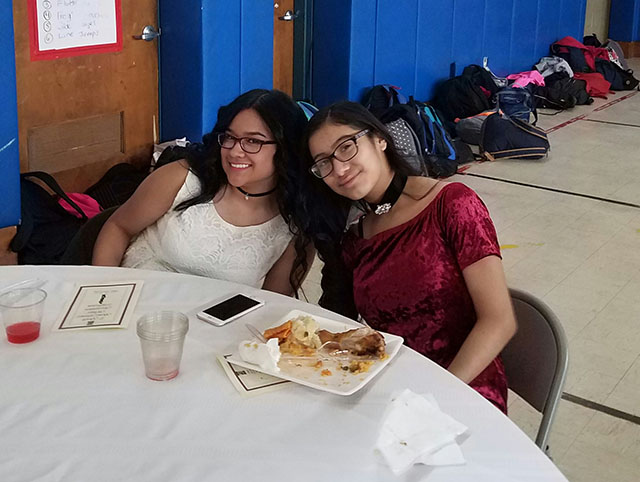 More Student enjoying the luncheon at THA