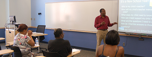 Anthony Grice, teaching a course