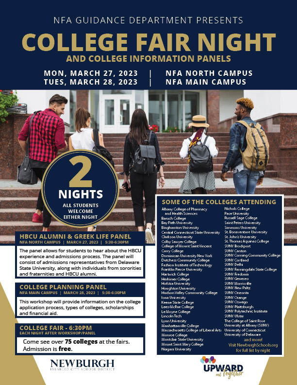 Thumbnail for College Fair Night and College Information Panels - March 27-28