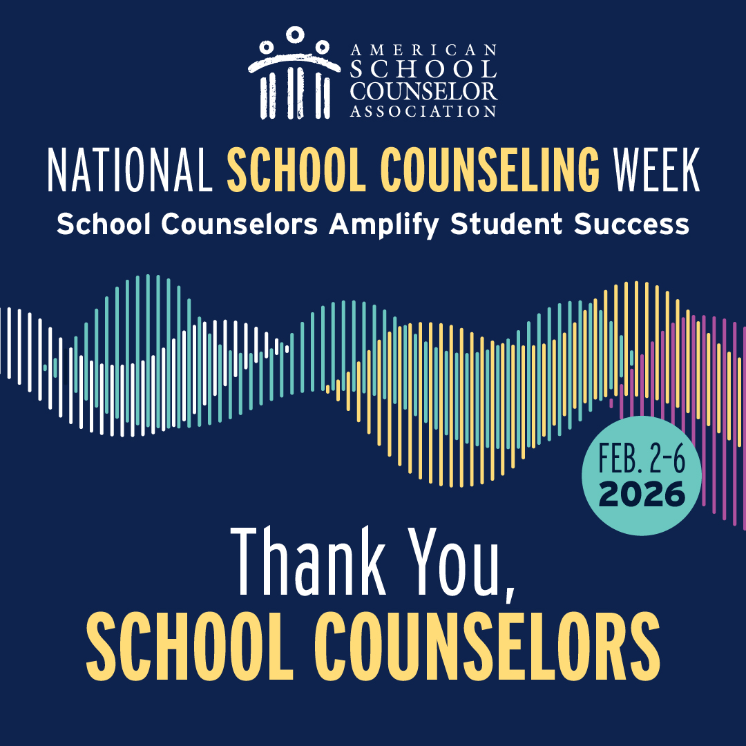 Thumbnail for Happy National School Counseling Week! School Counselors Amplify Student Success.