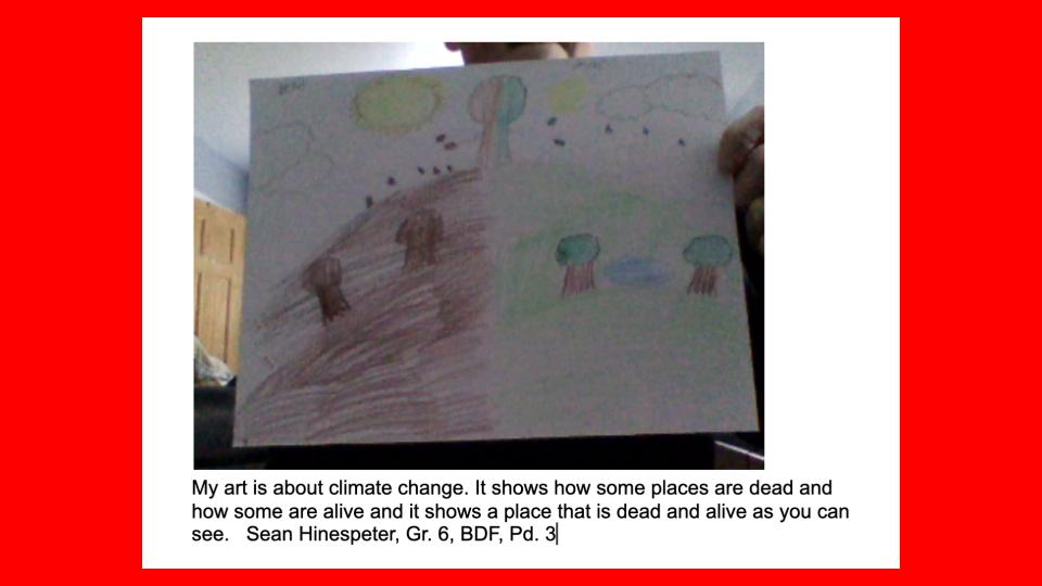 Submission by Sean Hinespeter, grade 6