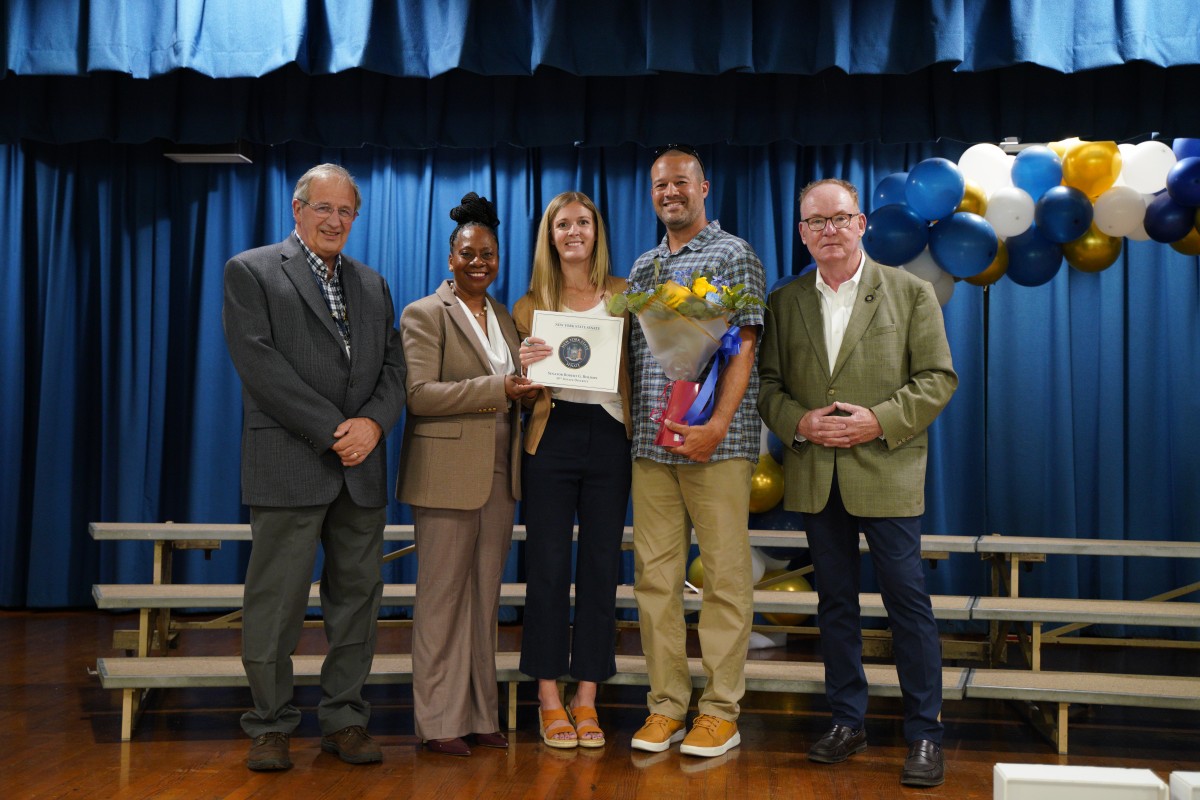 Thumbnail for Newburgh Educator Receives New York State's Educators Inspiring A Generation Award