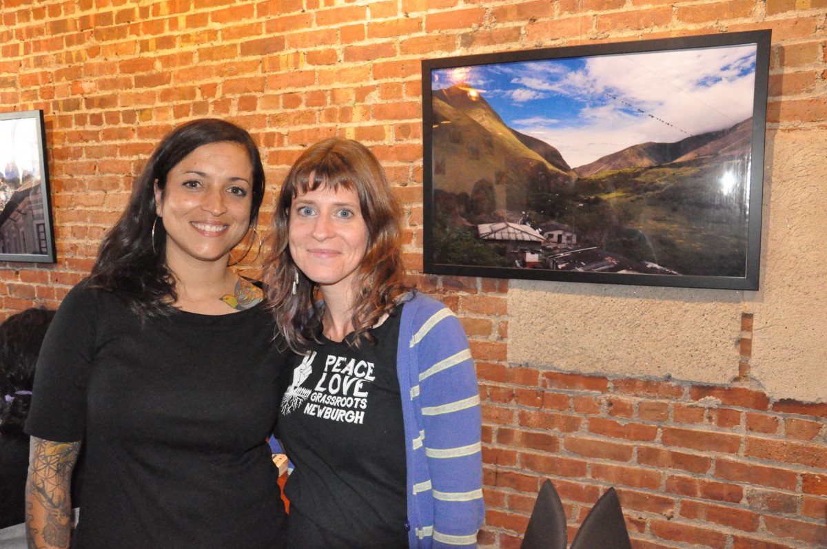 Ms. Hesse and Ms. McCartney pose for picture