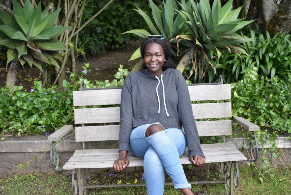 Aboya sits on a bench in Ecquador