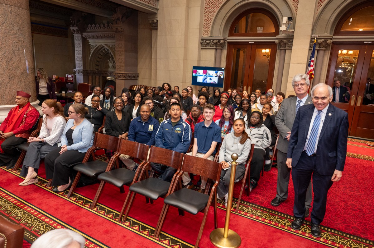 Thumbnail for NFA High School Scholars Visit New York State Capitol; Meet with Assemblymembers