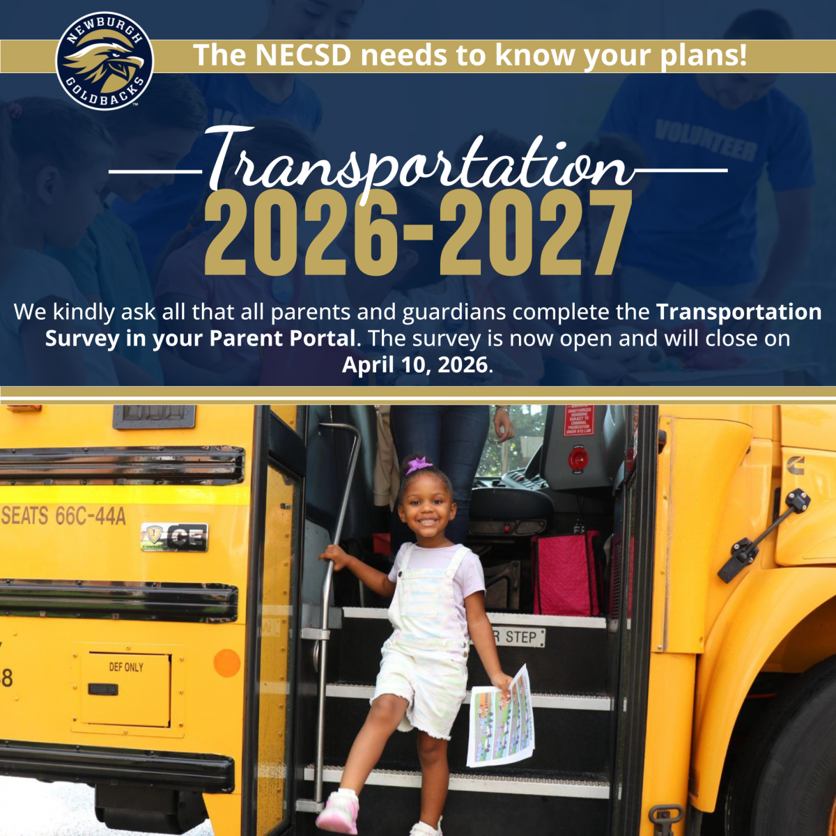 Thumbnail for 2026-2027 School Transportation Survey | Response Requested