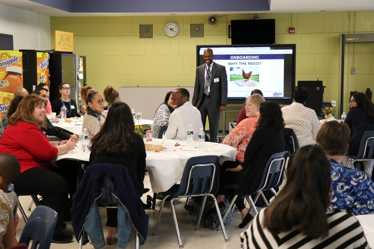 Mr. Danny Dottin, Executive Director for Human Resources addresses attendees.