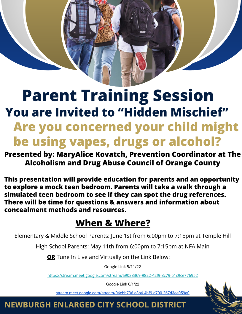 Thumbnail for Parent Training Session: “Hidden Mischief”