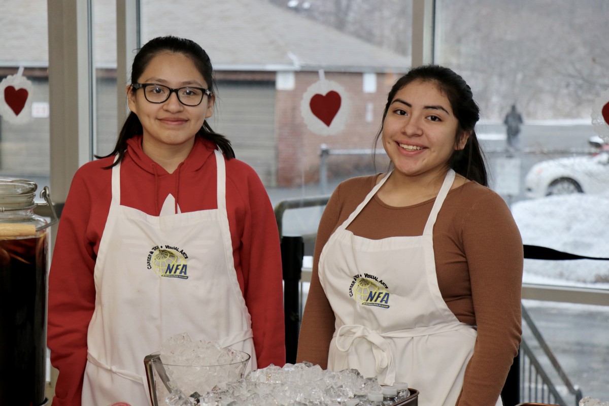 Culinary Scholars prepared food and decorations and served throughout the event.