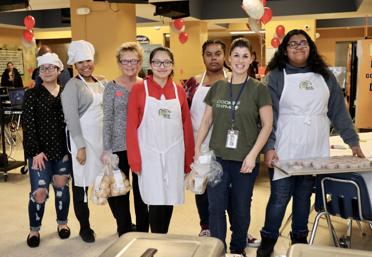 Culinary Scholars prepared food and decorations and served throughout the event.