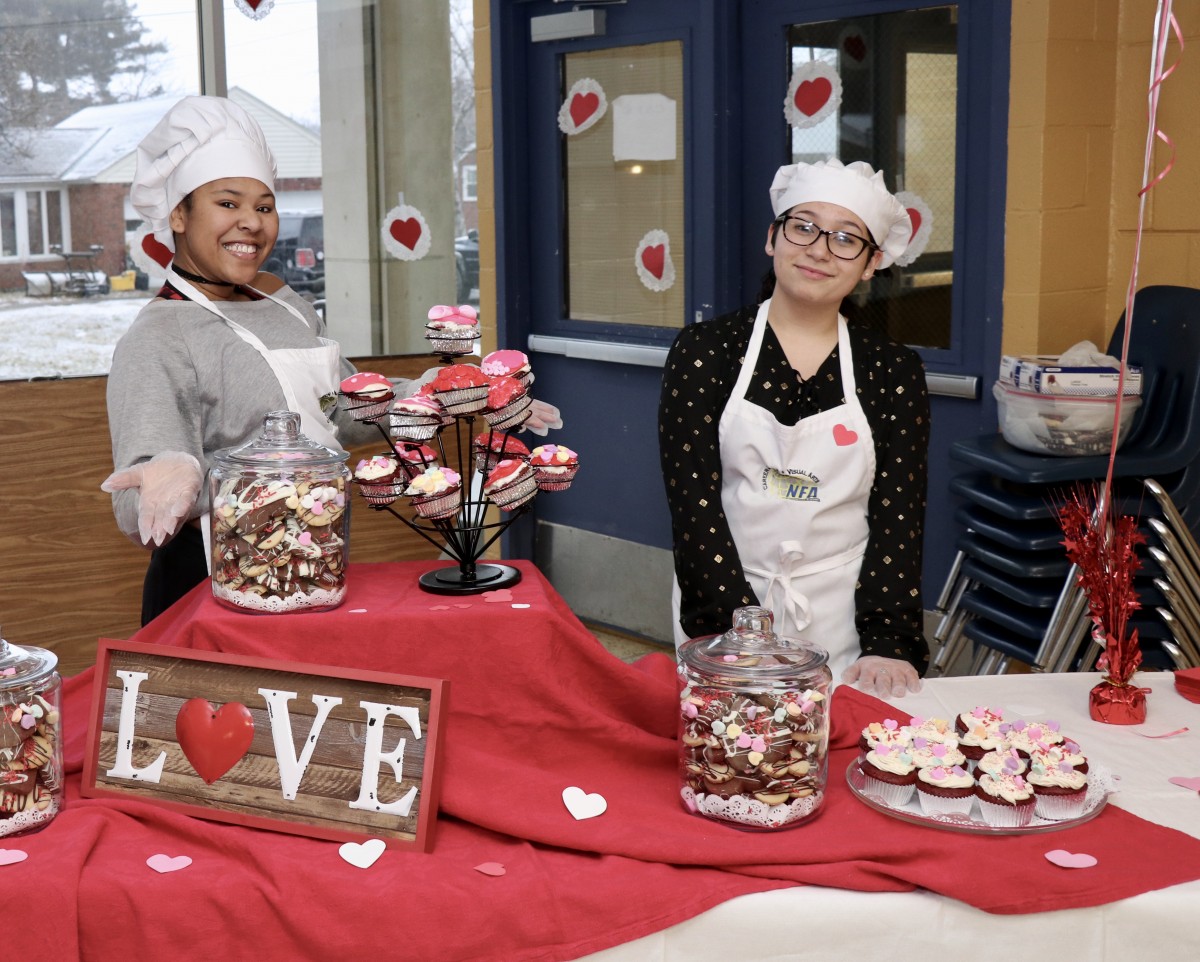 Culinary Scholars prepared food and decorations and served throughout the event.