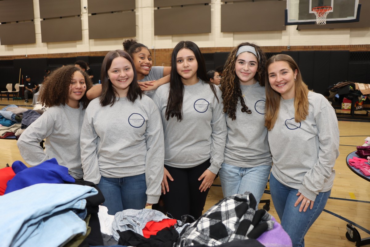Thumbnail for Heritage Middle School Safe School Ambassadors Organized Donation of 696 Clothing Items to Support Families