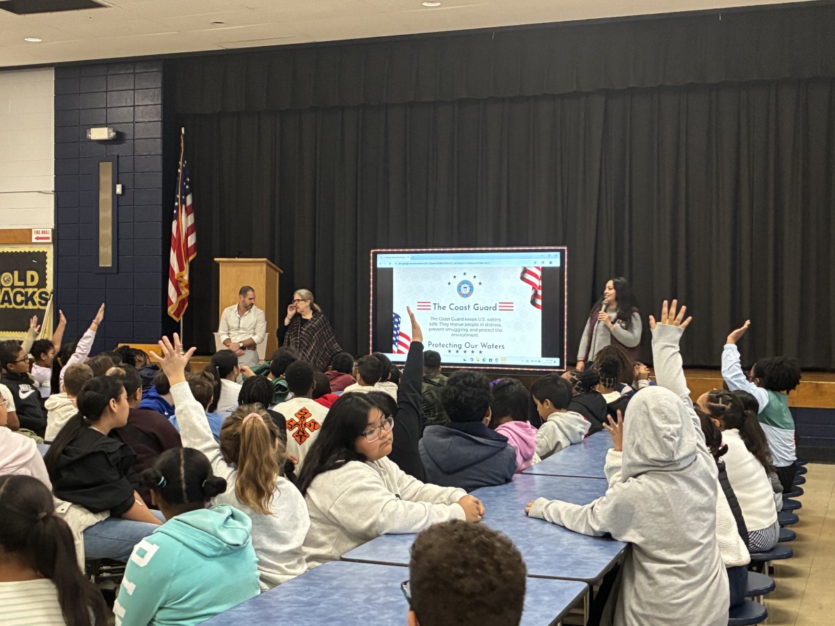 Thumbnail for Temple Hill Academy Welcomes Marine Veteran and District Alumnus Natalie Rostran-Butler