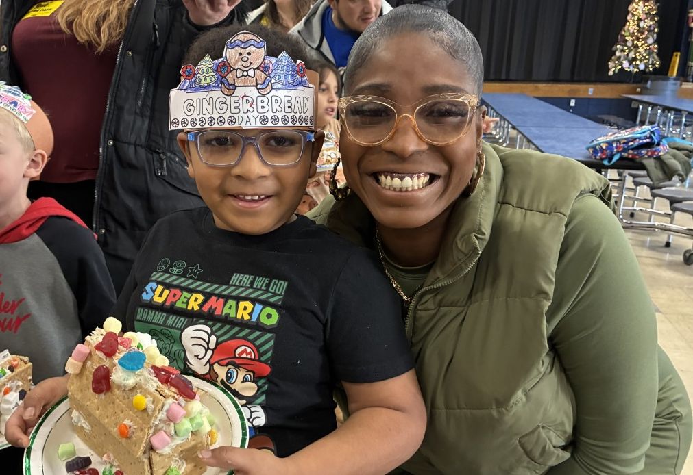 Thumbnail for A Day of Cheer and Creativity at Temple Hill Academy, making Gingerbread House Fun