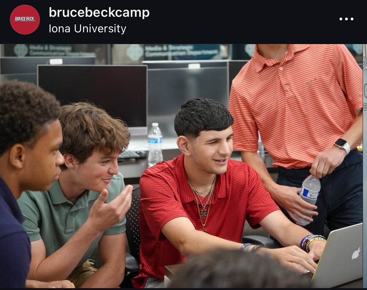 Thumbnail for NFA’s Favorite Student Announcer Attends Iona University’s Bruce Beck Sports Broadcasting Camp
