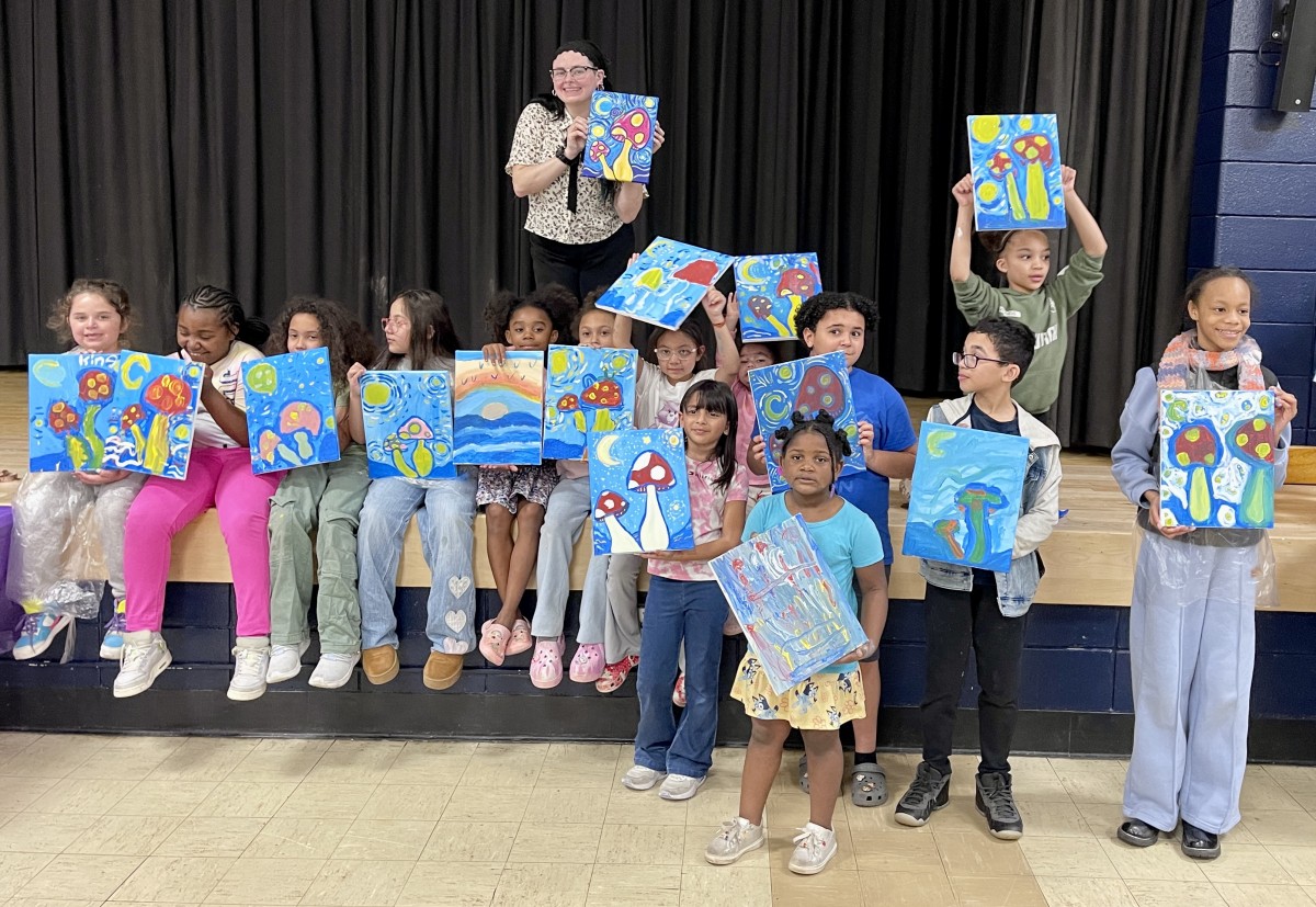 Thumbnail for Starry Night-Inspired Paint Night at Temple Hill Academy