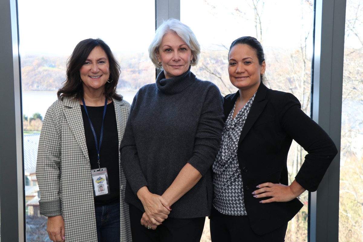 NECSD Assistant Superintendent for Curriculum and Instruction, Secondary Dr. Lisamarie Spindler, program principal Ms. Susan Valentino, and NECSD Director of Grants, Dr. Lynne Pampel.