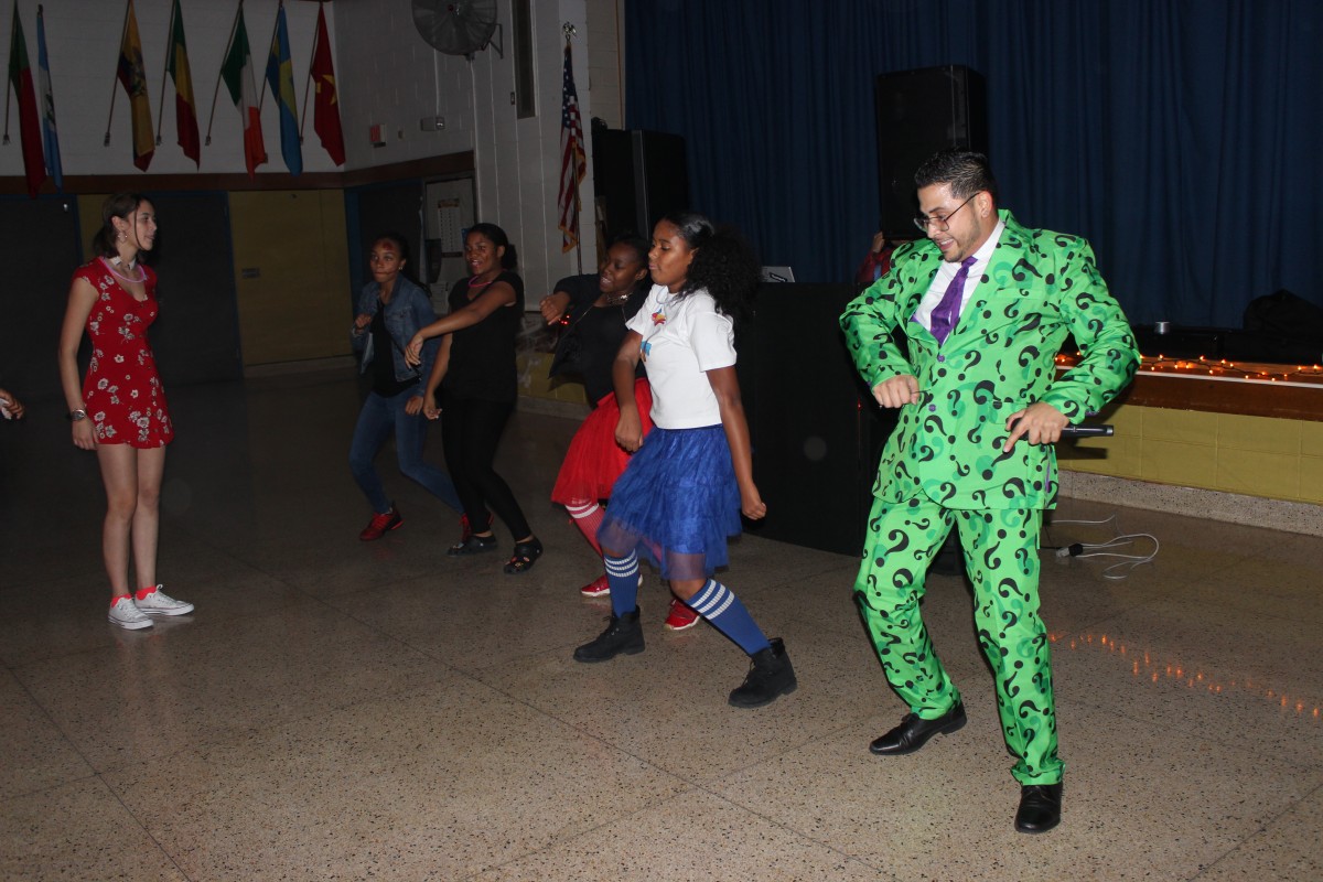 Participants on the dance floor.