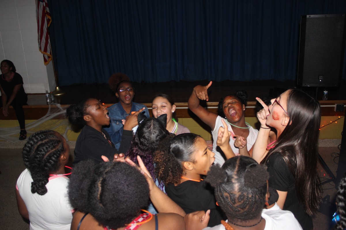 Participants on the dance floor.