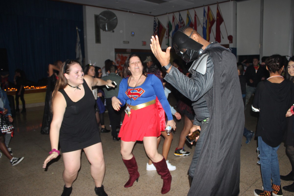 Participants on the dance floor.