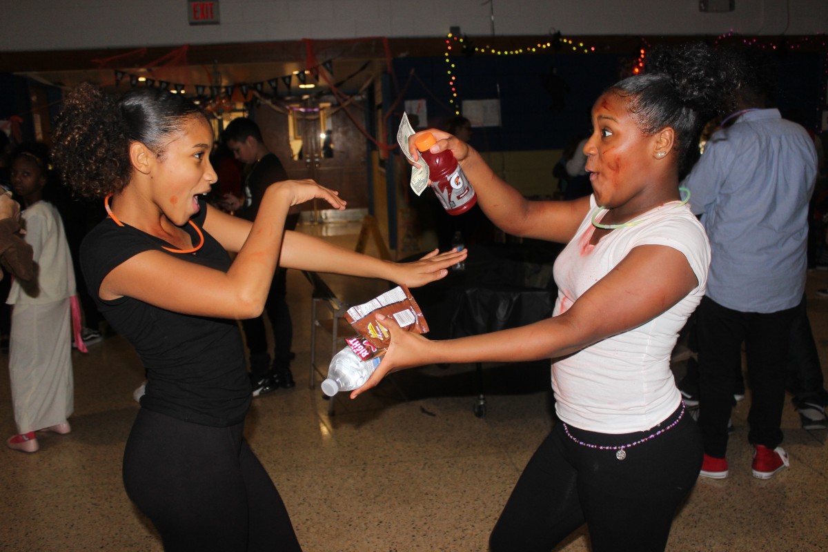 Participants on the dance floor.