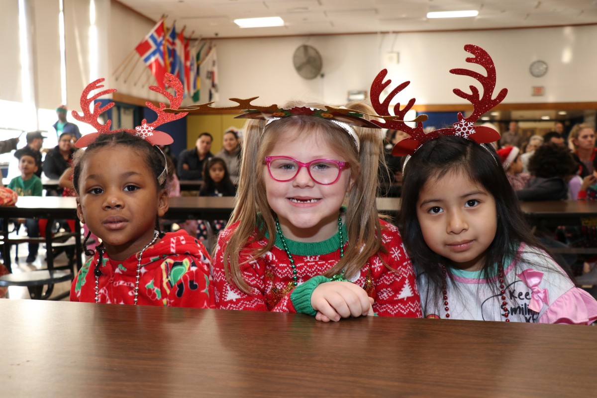 Students pose for a photo.