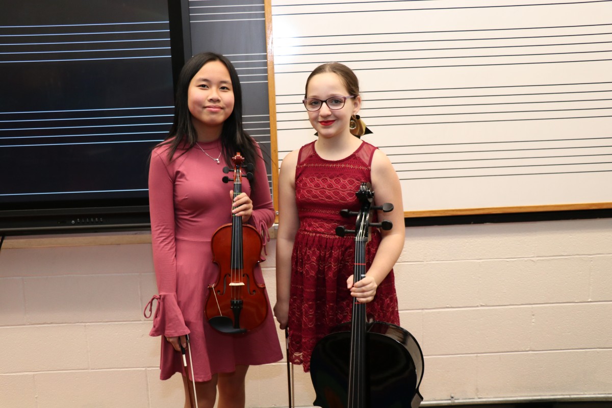 Students pose for a photo.