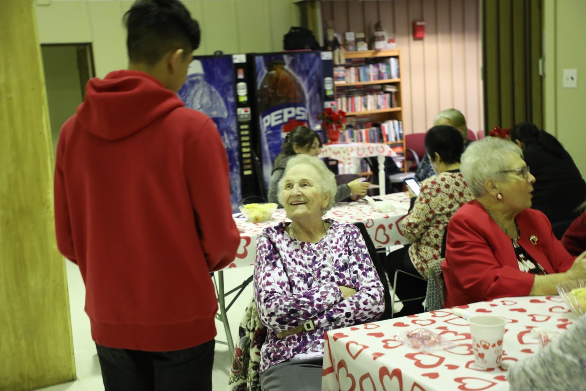 Participants interacting at the event.