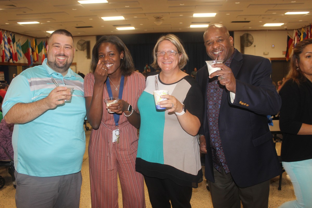 Principals and their ice cream.