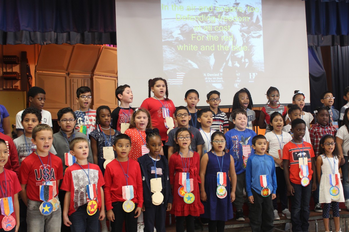 Students perform for Veterans