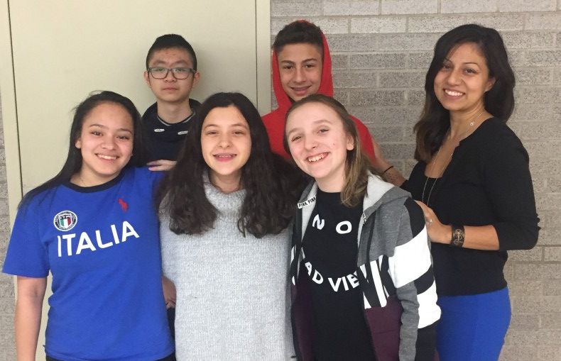 South Middle School – A Math Team members