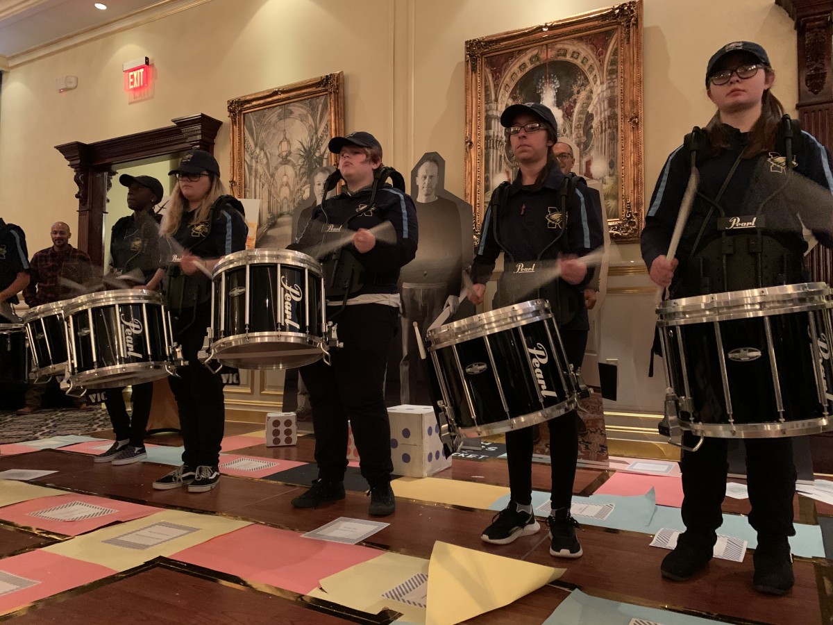 Students perform at the Orange County Arts Council gala in Goshen.