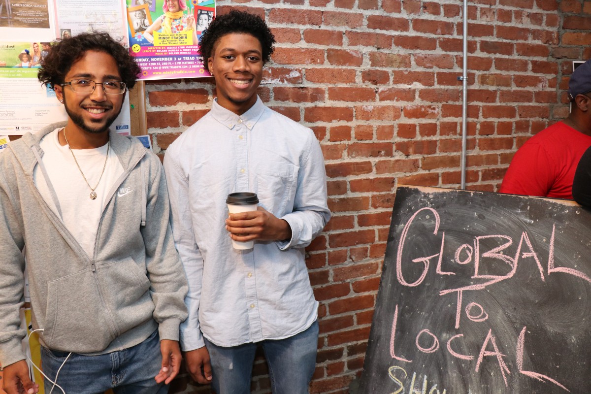 Students pose for a photo.