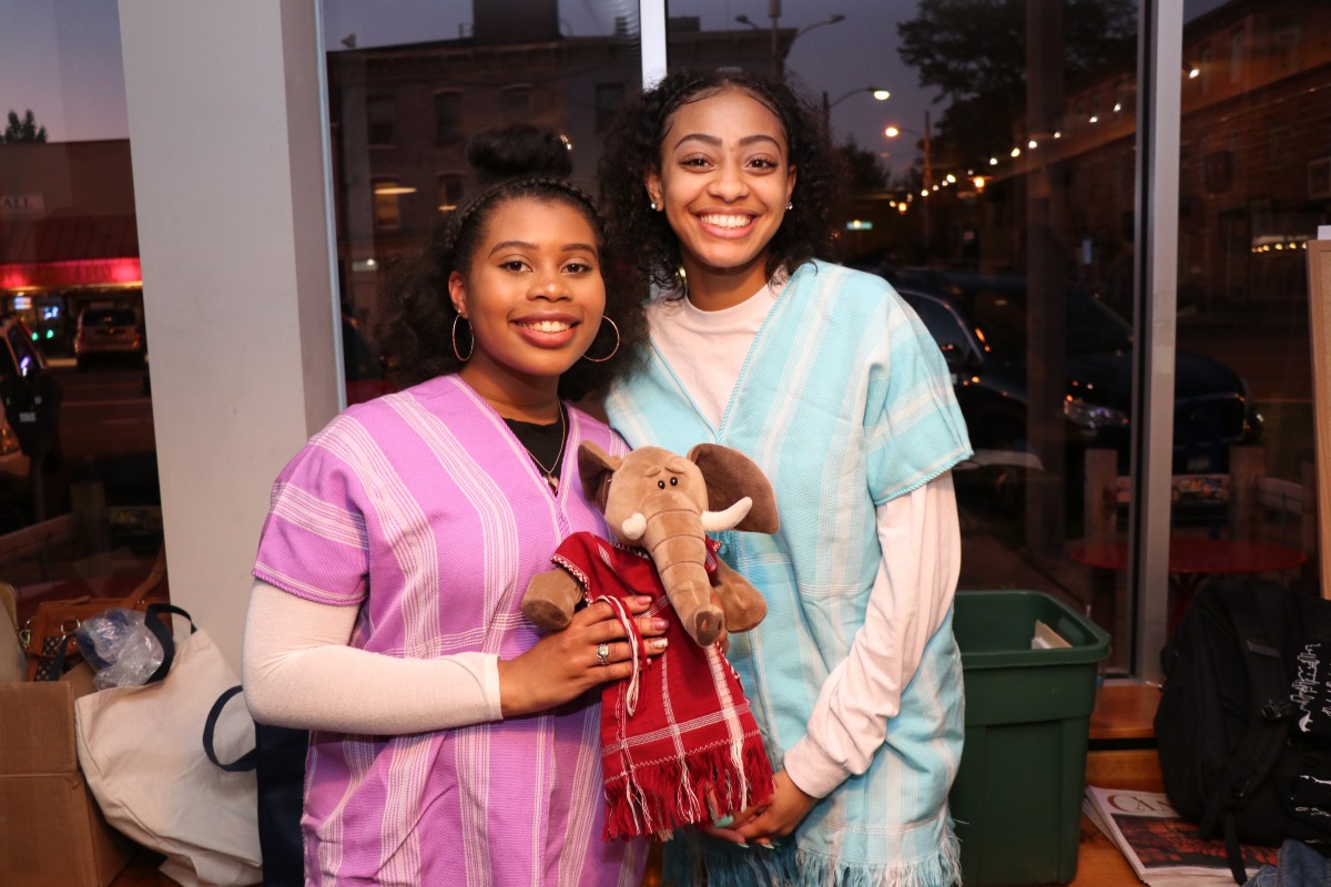 Students pose for a photo.