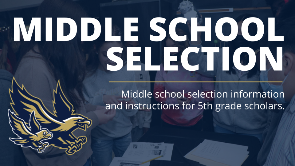 Thumbnail for Middle School Selection 5th Grade Scholars | Deadline March 6, 2026