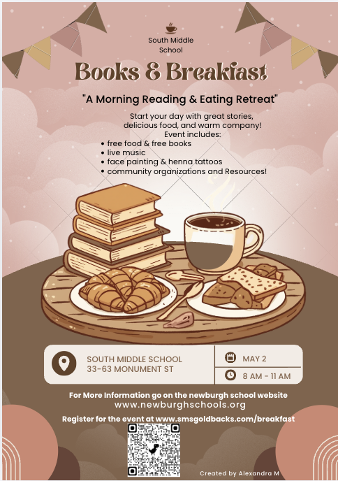 Thumbnail for Books and Breakfast | South Middle School