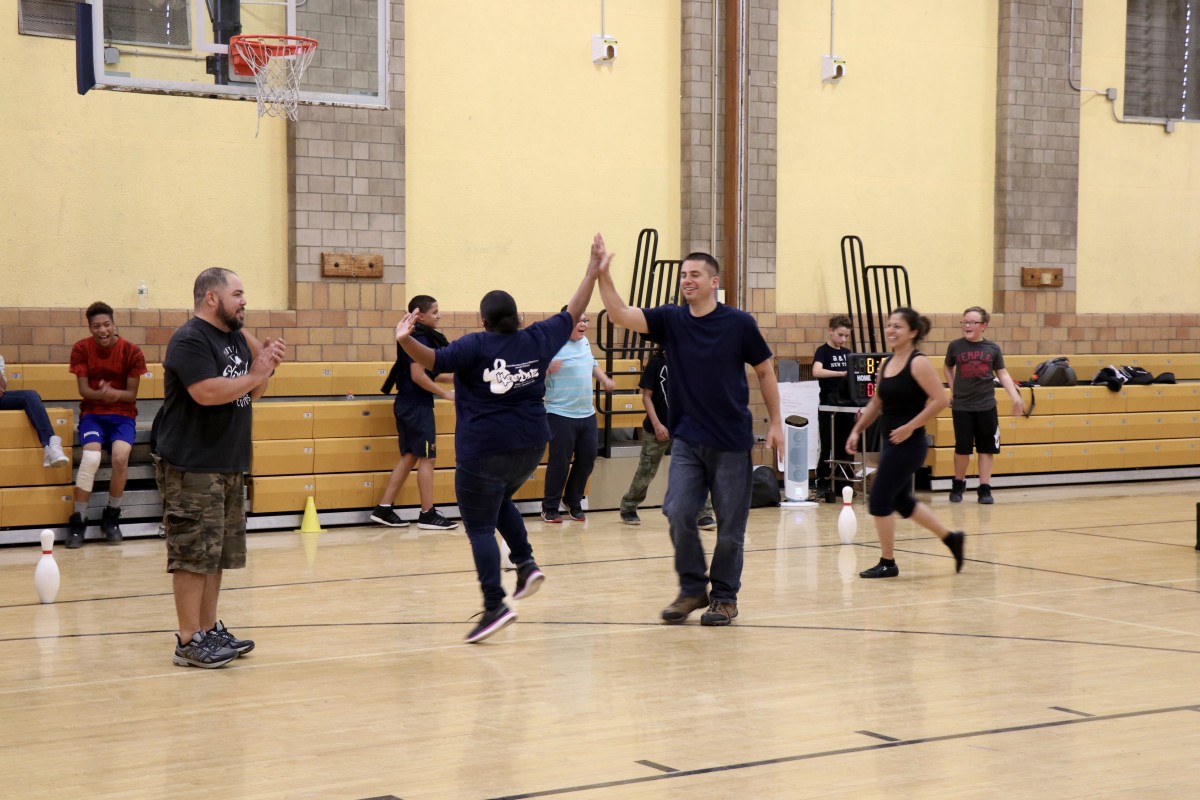 Teachers celebrate their win