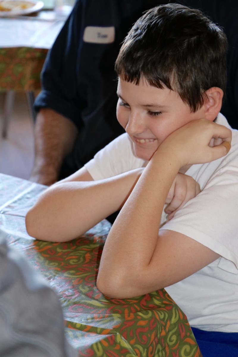 Student shares what he's thankful for