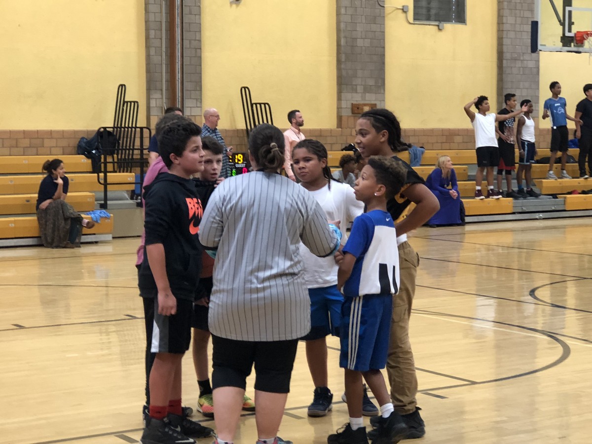 Students participate in 3 on 3 basketball tournament to raise funds for student activities
