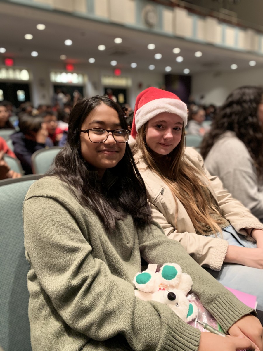 Students pose for a photo.