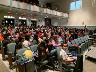 Students in the audience.