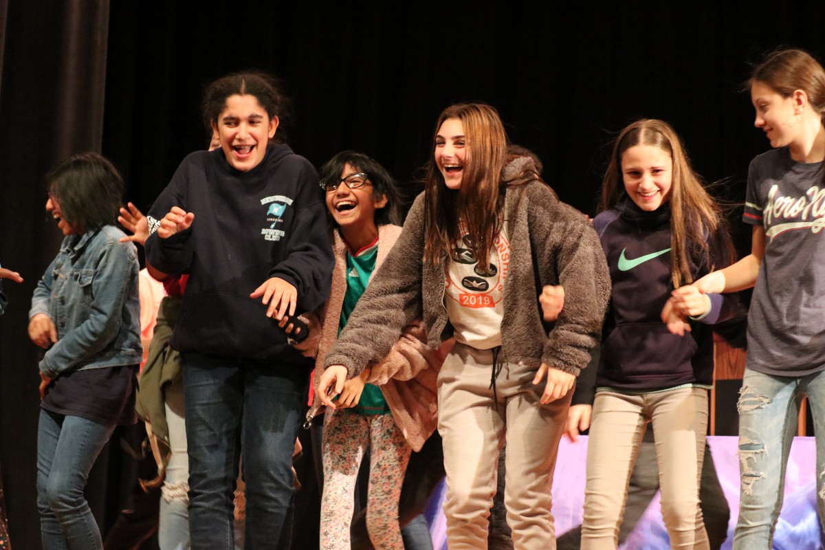 Stage crew takes a bow.