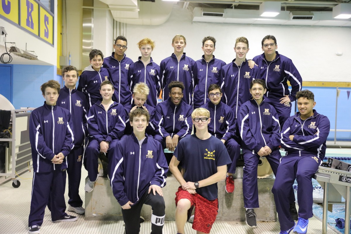 Boy's Swimming was recognized as a Scholar-Athlete Team
