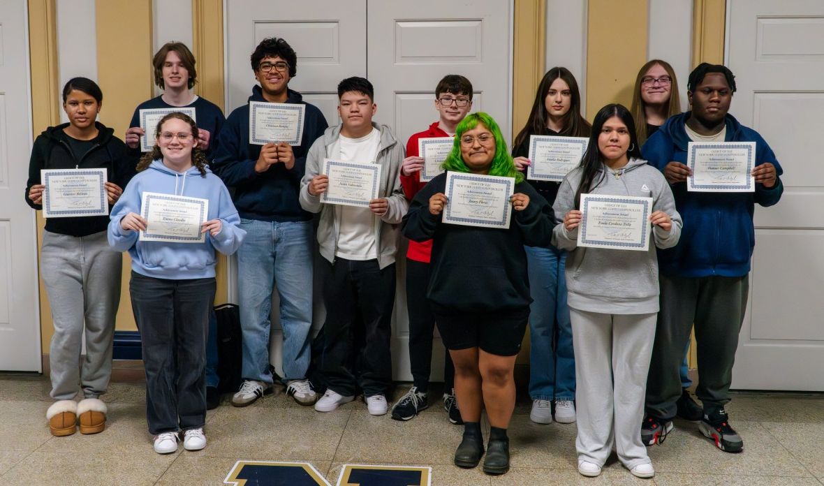 Thumbnail for 20 NFA Scholars Earn State Comptroller Thomas P. DiNapoli's Student Achievement Award