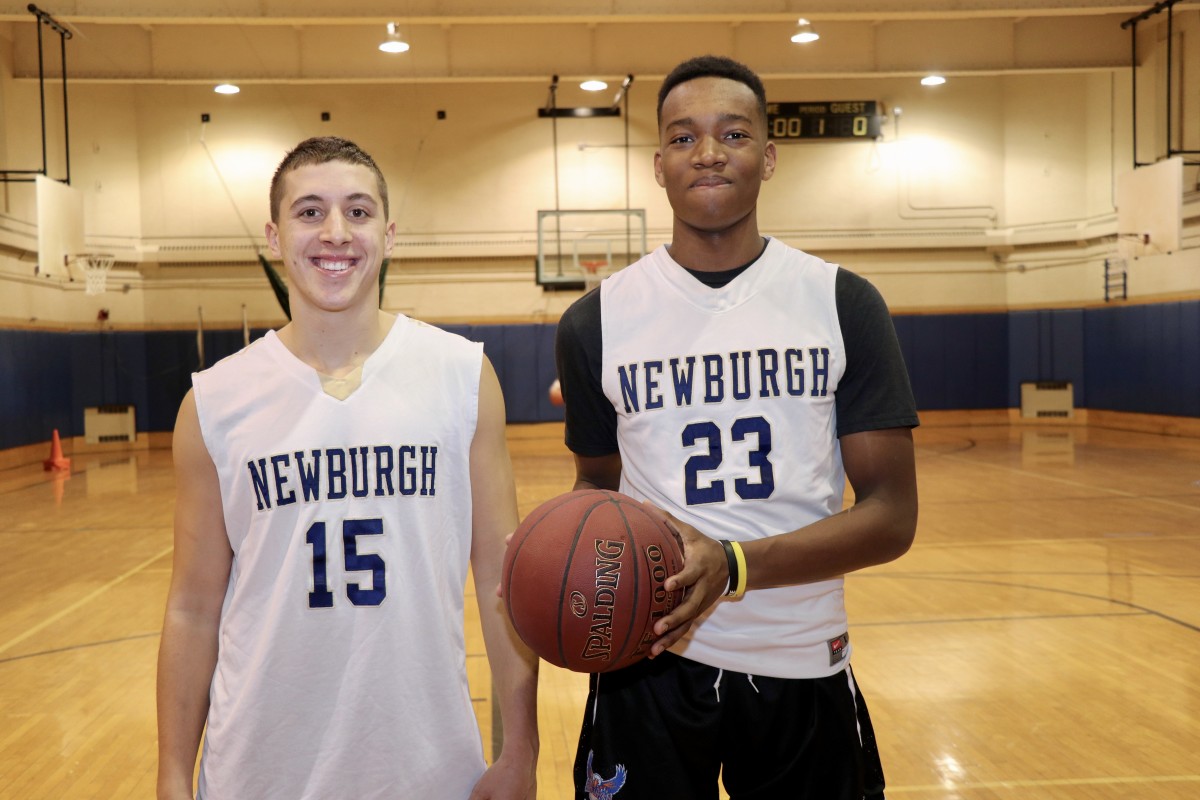 Sr. #15 Jake Cook and Jr. # 23 Caleb Simmons were recognized as individual Scholar-Athletes from Boy's Basketball