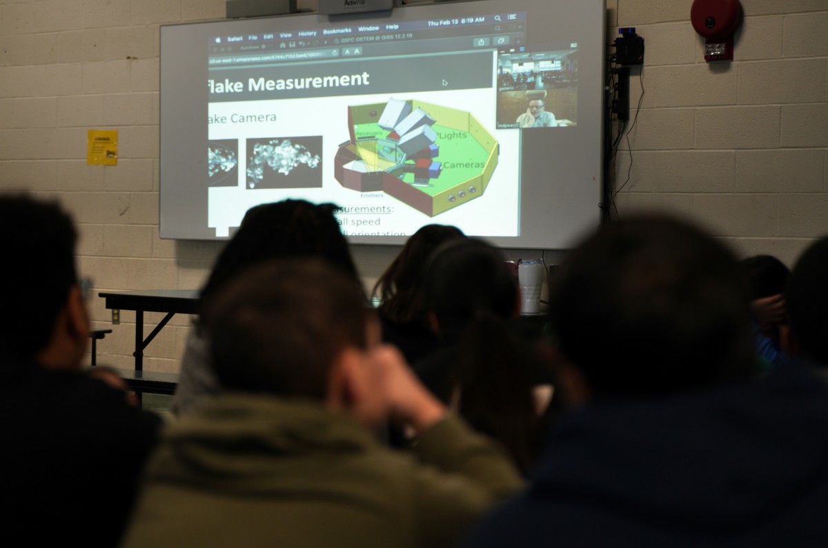 Students learning virtually with NASA via Zoonverse.